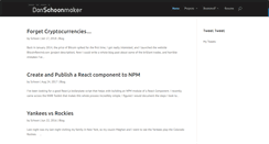 Desktop Screenshot of danielschoonmaker.com